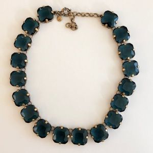 J.Crew blue green gemstone necklace